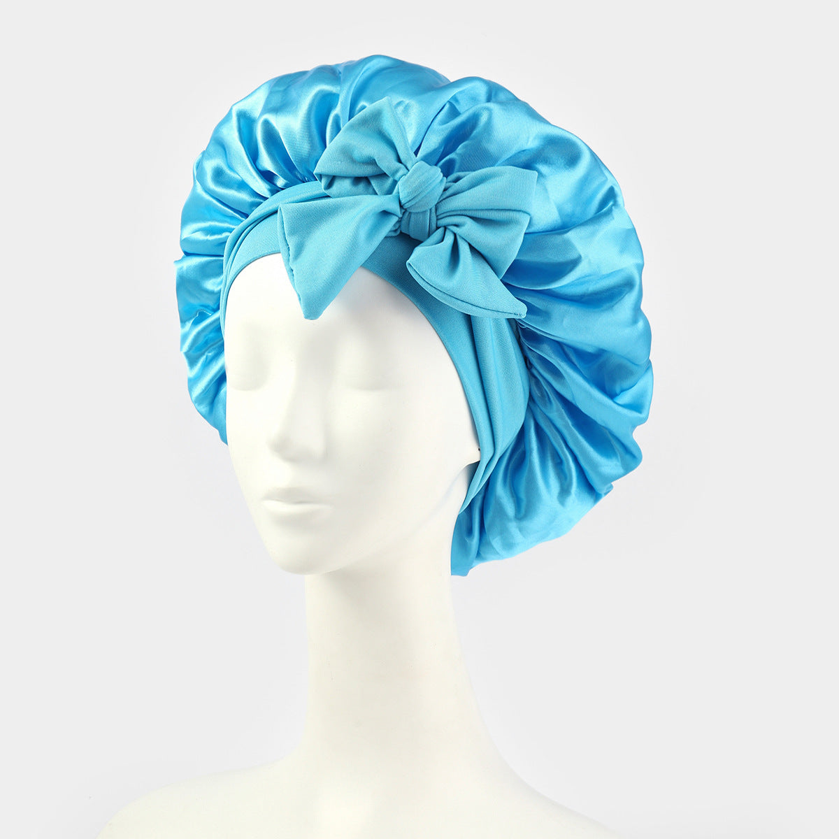 Elastic strap color Ding round hat bow