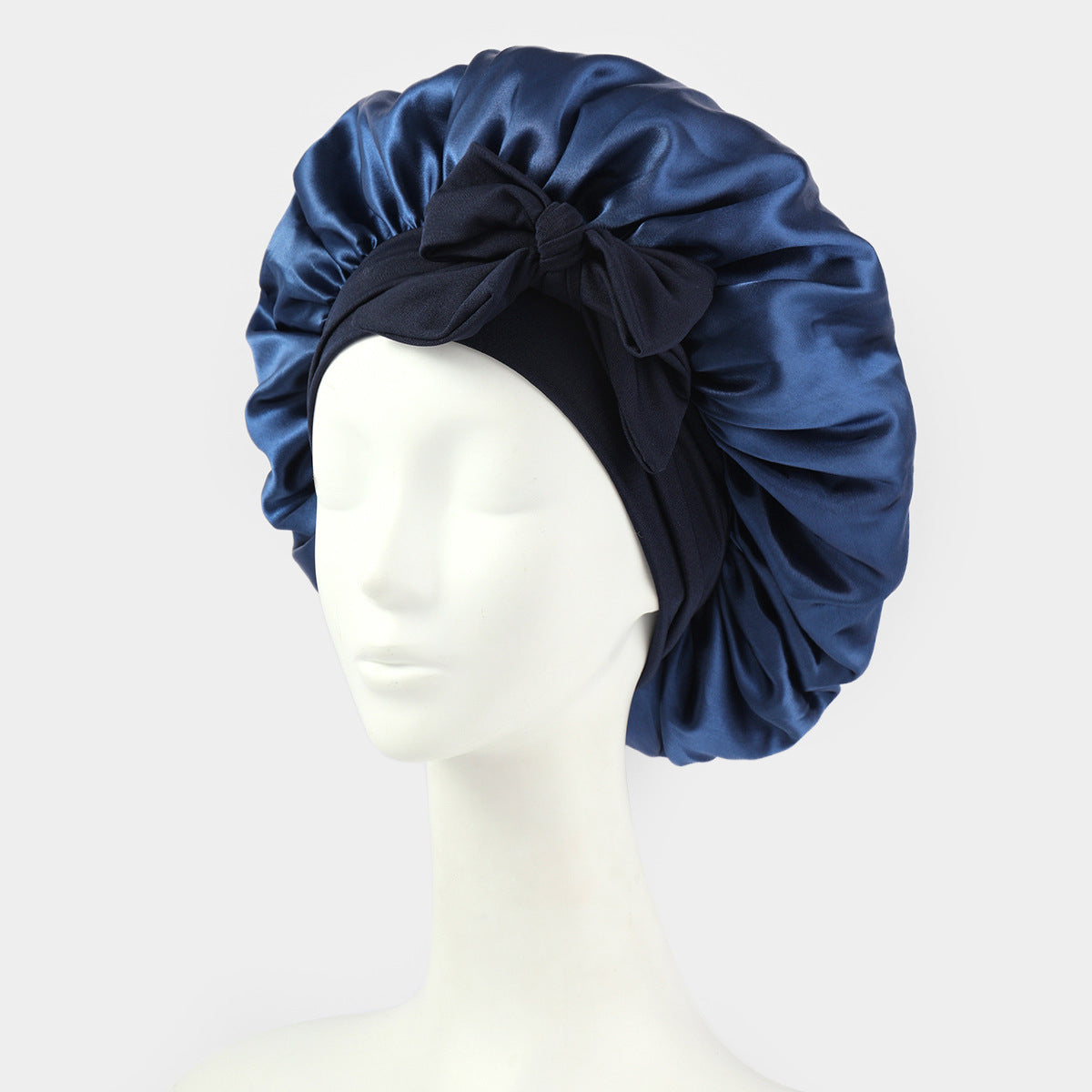 Elastic strap color Ding round hat bow