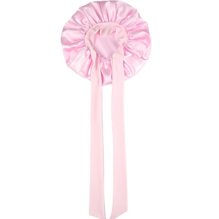 Elastic strap color Ding round hat bow