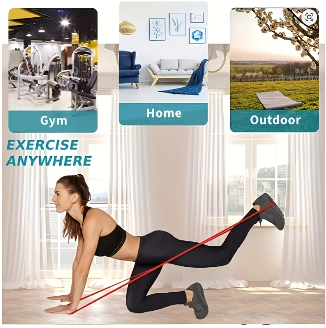 Elastic Band Yoga Exercise Home Pull Up Assist Belt Multi functional Fitness Strength Men's Tension Resistance Belt